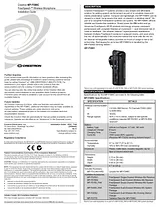 Crestron Electronics Inc MP-FSMIC Справочник Пользователя