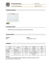 Lappkabel 61721840 FKLS 16 Caption Deposits DIN A5 White 61721840 Data Sheet