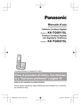 Panasonic KXTG6821SL Guida Al Funzionamento