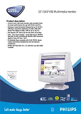 Philips 15 INCH CRT MONITOR Leaflet