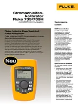 Fluke Fluke-709H Calibrator, 4234361 Data Sheet