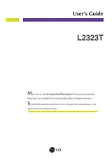 Lg Electronics L2323T Справочник Пользователя
