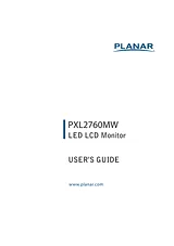 Planar PXL2760MW User Manual
