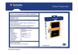 Verbatim Store 'n' Go USB 2.0 Portable Hard Drive 320GB Black 53014 Folheto