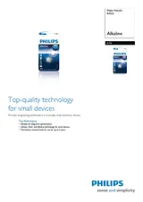 Philips Battery A76 A76/01B Leaflet