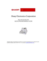 Sharp XEA 401 User Manual