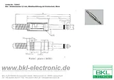 Bkl Electronic 6.35 mm audio jack Plug, straight Number of pins: 2 Mono Silver 1107008 1 pc(s) 1107008 Техническая Спецификация