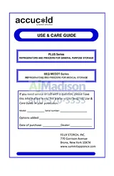 Summit FFAR10MED Use & Care Manual