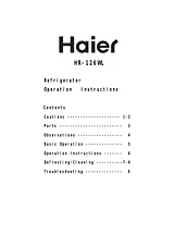 Haier HR-126WL Manuel D’Utilisation