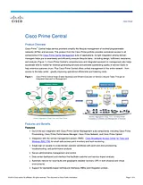 Cisco Cisco Prime Central 1.2 데이터 시트