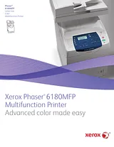 Xerox Phaser 6180MFP 6180MFPV_D+6180MFPKI Manual Do Utilizador