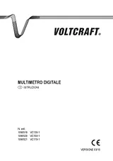Voltcraft VC130-1 Digital-Multimeter, DMM, 2000 counts VC130-1 Hoja De Datos