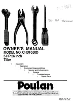 Poulan 164784 Справочник Пользователя
