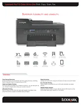 Lexmark Pro715 90T7250 Dépliant