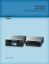 Sony HVR-M25U Manual De Usuario