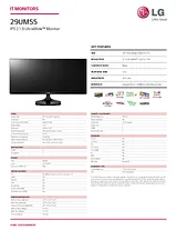 LG 29UM55-P Specification Sheet