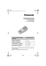 Panasonic KXTS710EX Operating Guide