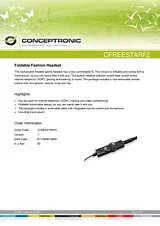 Conceptronic Freestar Foldable 1200030 Manual Do Utilizador