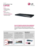LG LAP340 Specification Sheet