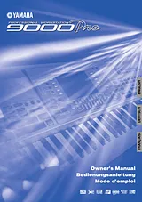 Yamaha 9000 pro Benutzerhandbuch