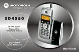 Motorola SD4550 ユーザーガイド