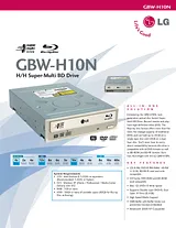 Lg Electronics GBW-H10N Листовка