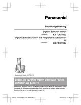 Panasonic KXTGH220SL 작동 가이드