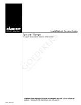 Dacor ER48D-C Manual Do Utilizador