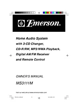 Emerson MS3111M Справочник Пользователя