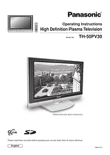 Panasonic th-50pv30e Manual De Usuario