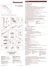 Panasonic ES2502 Manual Do Utilizador