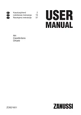 Zanussi ZOB21601XK User Manual
