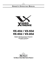 Runco VX-40d User Manual