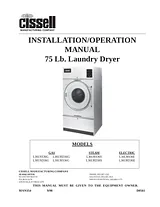 Cissell L36URS36G Manual Do Utilizador