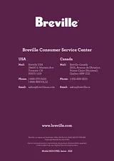 Breville 800CPXL 说明手册