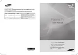 Samsung 2008 Plasma TV Manual De Usuario