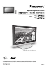 Panasonic th-42pa30e 用户手册