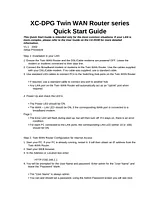 XiNCOM XC-DPG502 Anleitung Für Quick Setup