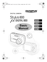 Olympus µ 
                    DIGITAL 800 Manual De Introdução