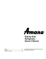 Amana SRD21VL Manuel D’Utilisation