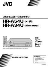 JVC HR-A54U Справочник Пользователя