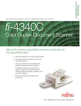 Fujitsu fi-4340C PA03277-B015 Leaflet