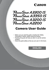 Canon A3200 IS 사용자 가이드