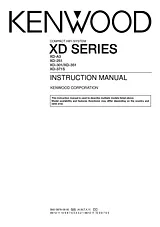 Kenwood XD-351 User Manual