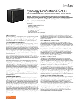 Synology DS211+ 2-bay NAS Server + 1Tb DS211+/1TB 产品宣传页