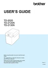 Brother TD-2020 Guía Del Usuario