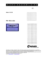 Conrad FM Vintage wireless 10057 14 years and over 10057 Data Sheet