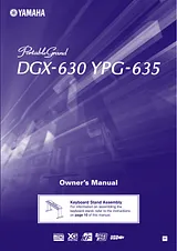 Yamaha DGX-630 사용자 가이드