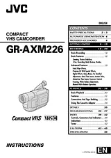 JVC GR-AXM226 Manuel D’Utilisation