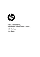 HP (Hewlett-Packard) S1931A Manuel D’Utilisation